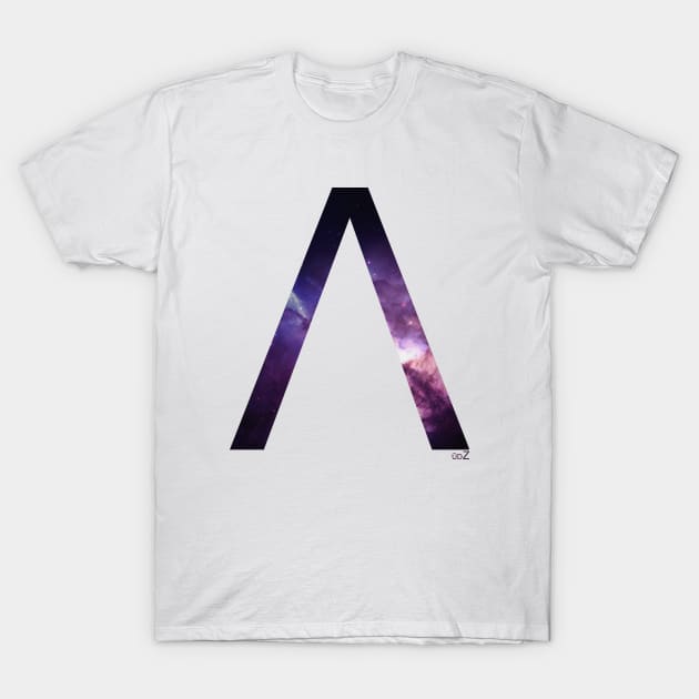 Lambda space letter concept T-Shirt by udezigns